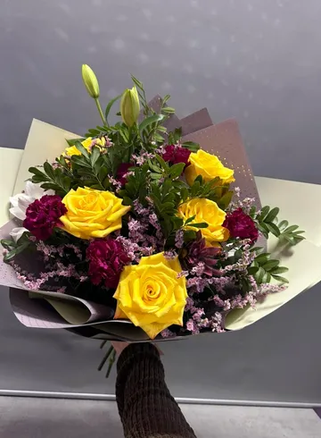 Солнечный букет счастья от интернет-магазина цветов в 