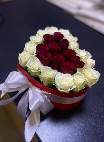 Шикарное сердце от интернет-магазина цветов в 