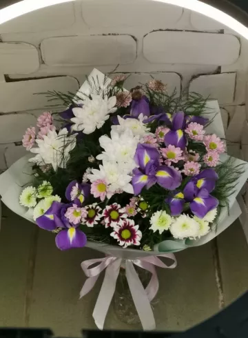 Букет «Седая ночь» от интернет-магазина цветов в 