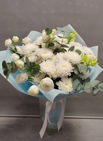 Белое облако от интернет-магазина цветов в 